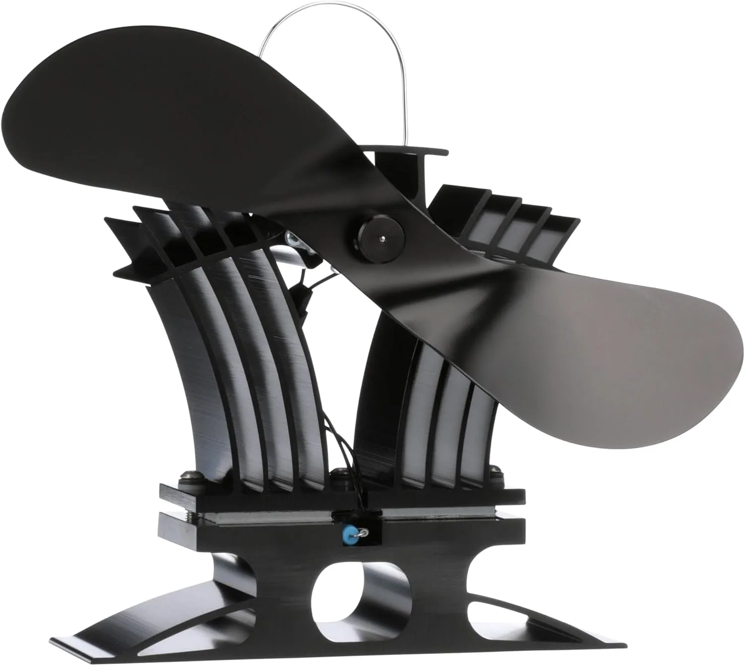 BelAir Heat Powered Stove Fan - Powerful Design, Low Start Temperature Technology, Perfect for Gas, Pellet & Soapstone Stoves, 140 CFM - Circulates Warm Air Efficiently & Reduces Fuel Cost