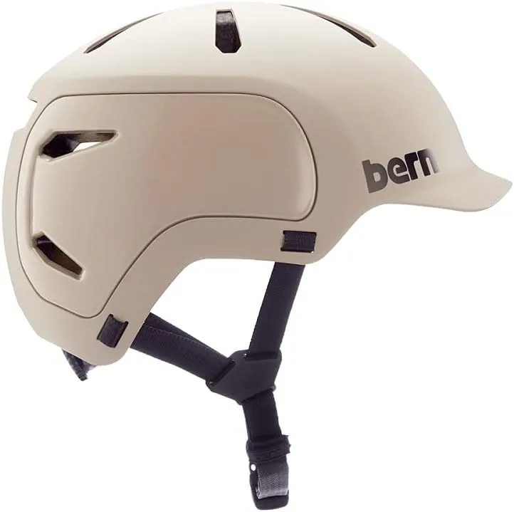 Bern Watts 2.0 Adult Bicycle Helmet, Brim Style, Multisport Certified, Compass Dial-Adjusted Fit, for Biking, Skating, Boarding