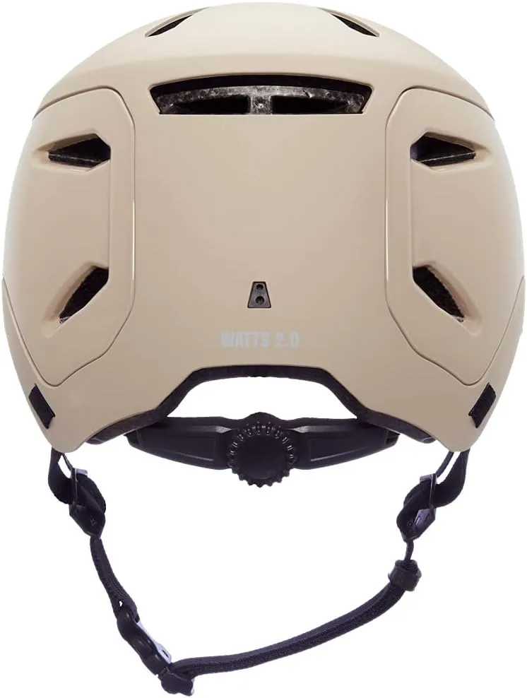 Bern Watts 2.0 Adult Bicycle Helmet, Brim Style, Multisport Certified, Compass Dial-Adjusted Fit, for Biking, Skating, Boarding