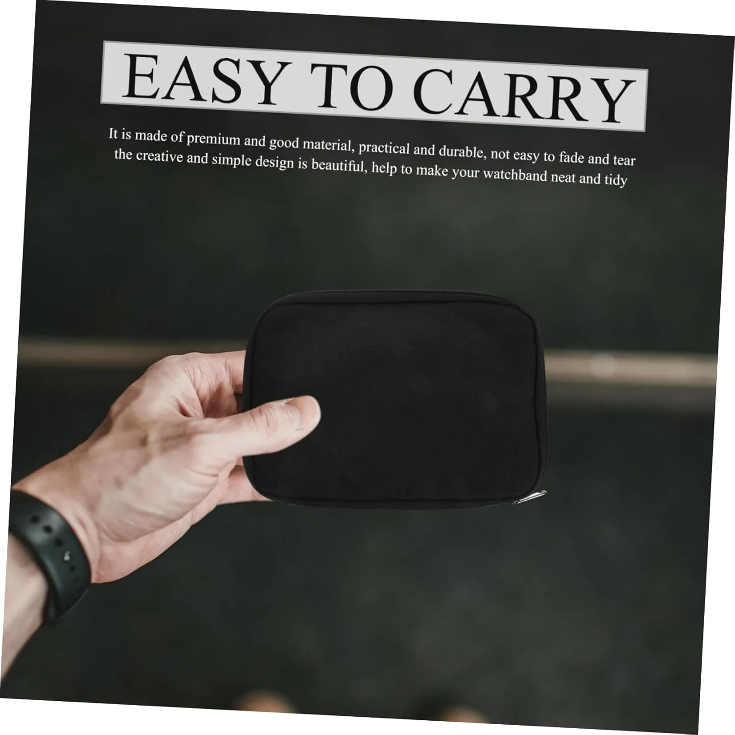 BESPORTBLE 2pcs Professional Watch Strap Case Watch Band Organizer Storage Bag Easy to Use and Store