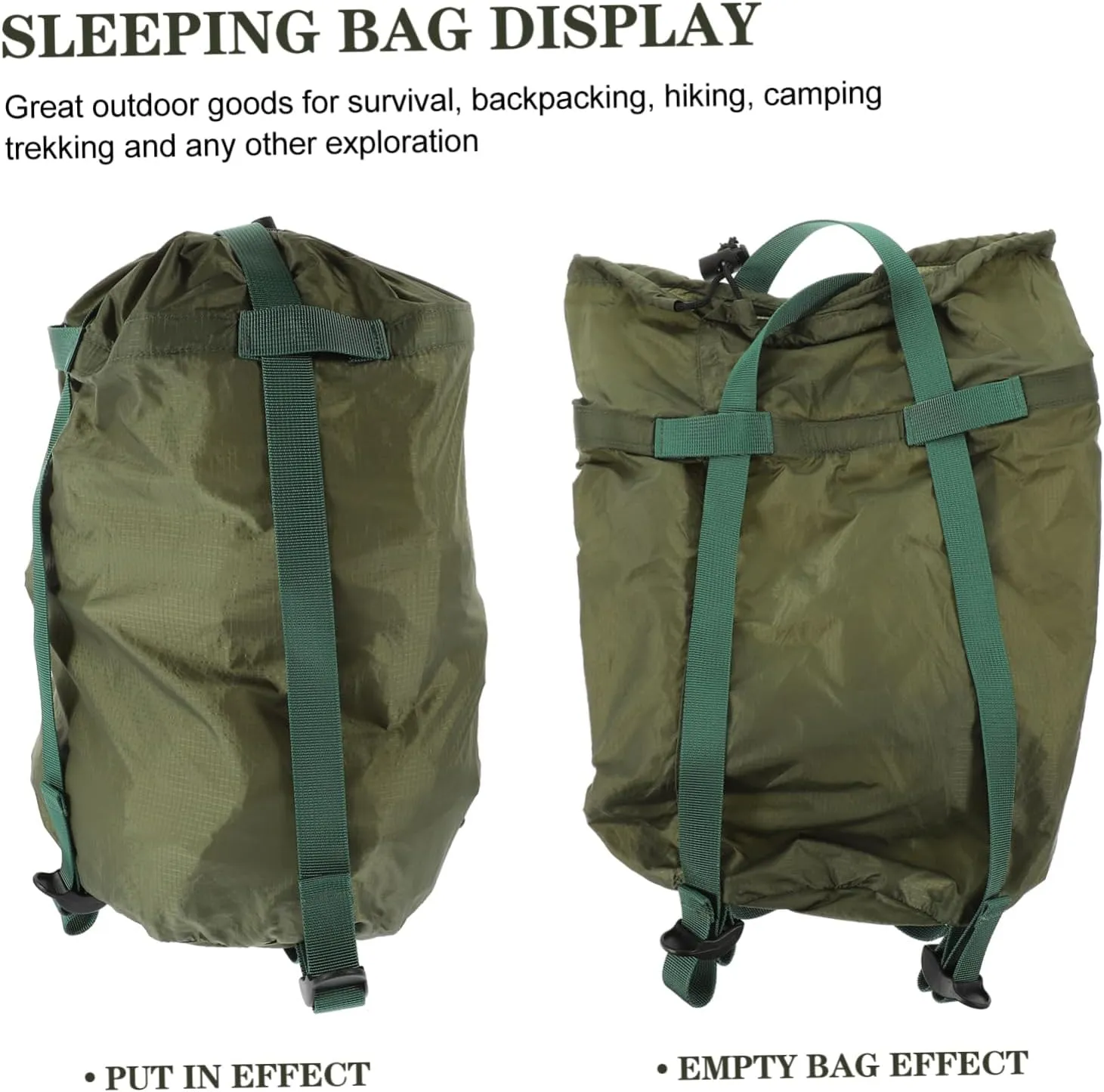 BESPORTBLE 2pcs Travel Compression Bags Clothing Storage Bags Organizer Bags for Travel Camping Compression Bag