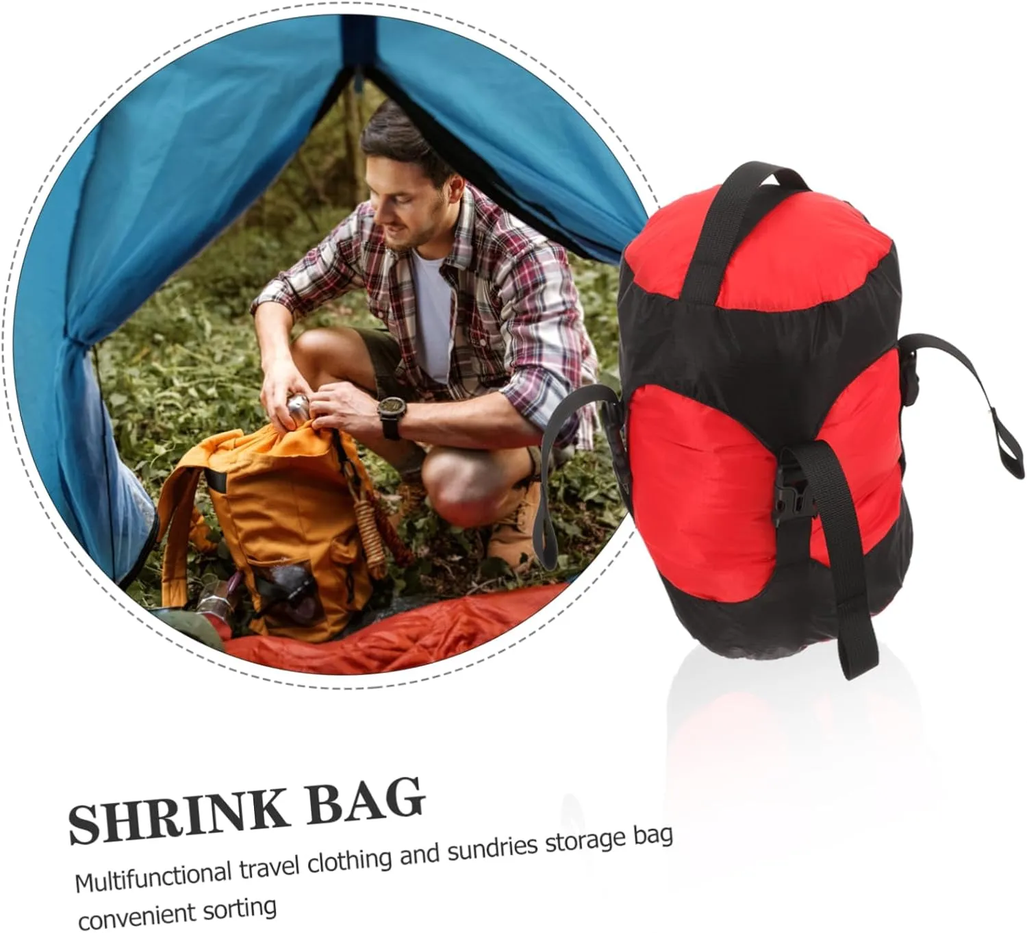 BESPORTBLE Storage Bag Large Travel Pouch Camping Hiking Traveling Compression ing Foldable Climb Bag Sack