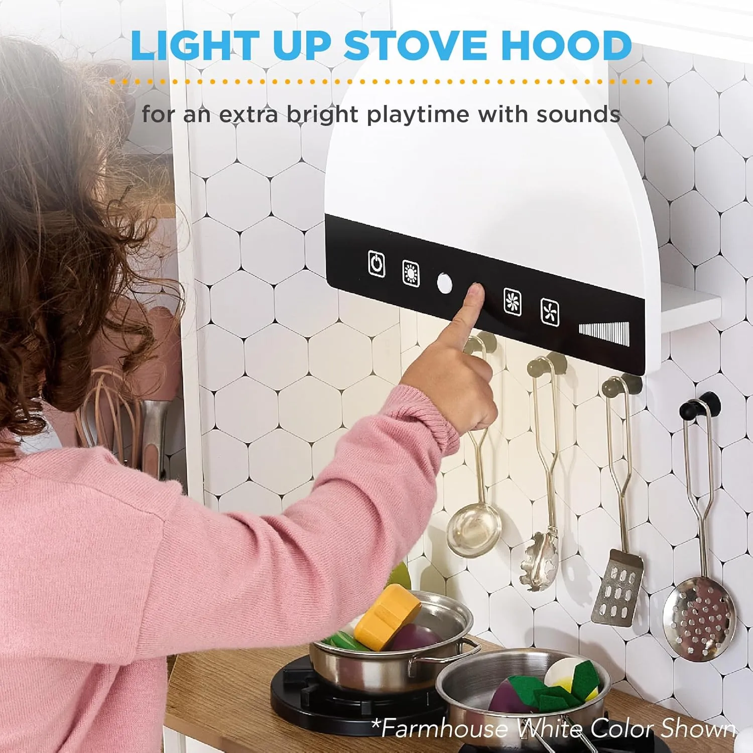 Best Choice Products Pretend Play Corner Kitchen, Ultimate Interactive Wooden Kids Playset w/Lights & Sounds, Ice Maker, Hood - Espresso