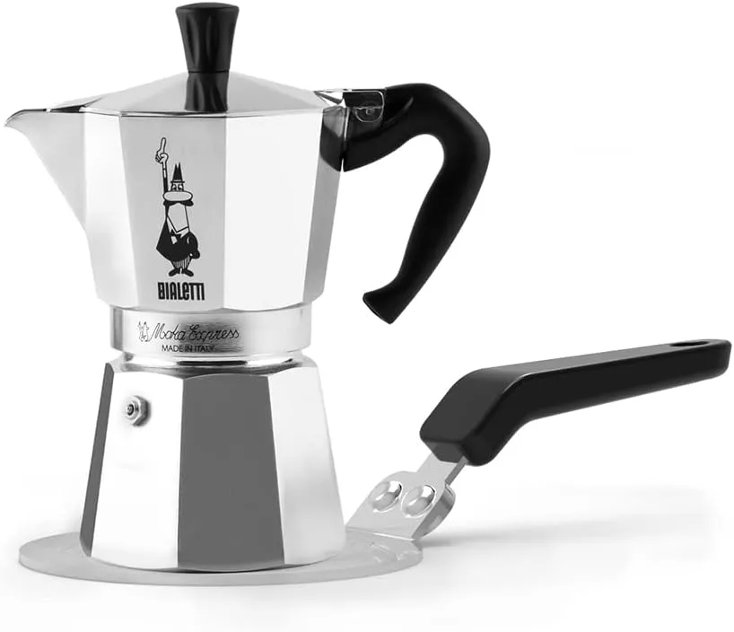 Bialetti Venus 4-Cup Espresso Maker and Induction Plate