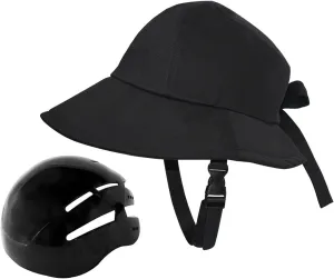 Bicycle Helmet Hat Shaped Helmet Safety 58-60cm Sun Hat Bike Helmet Hat Type Helmet for Women's Unisex School Cycling Riding