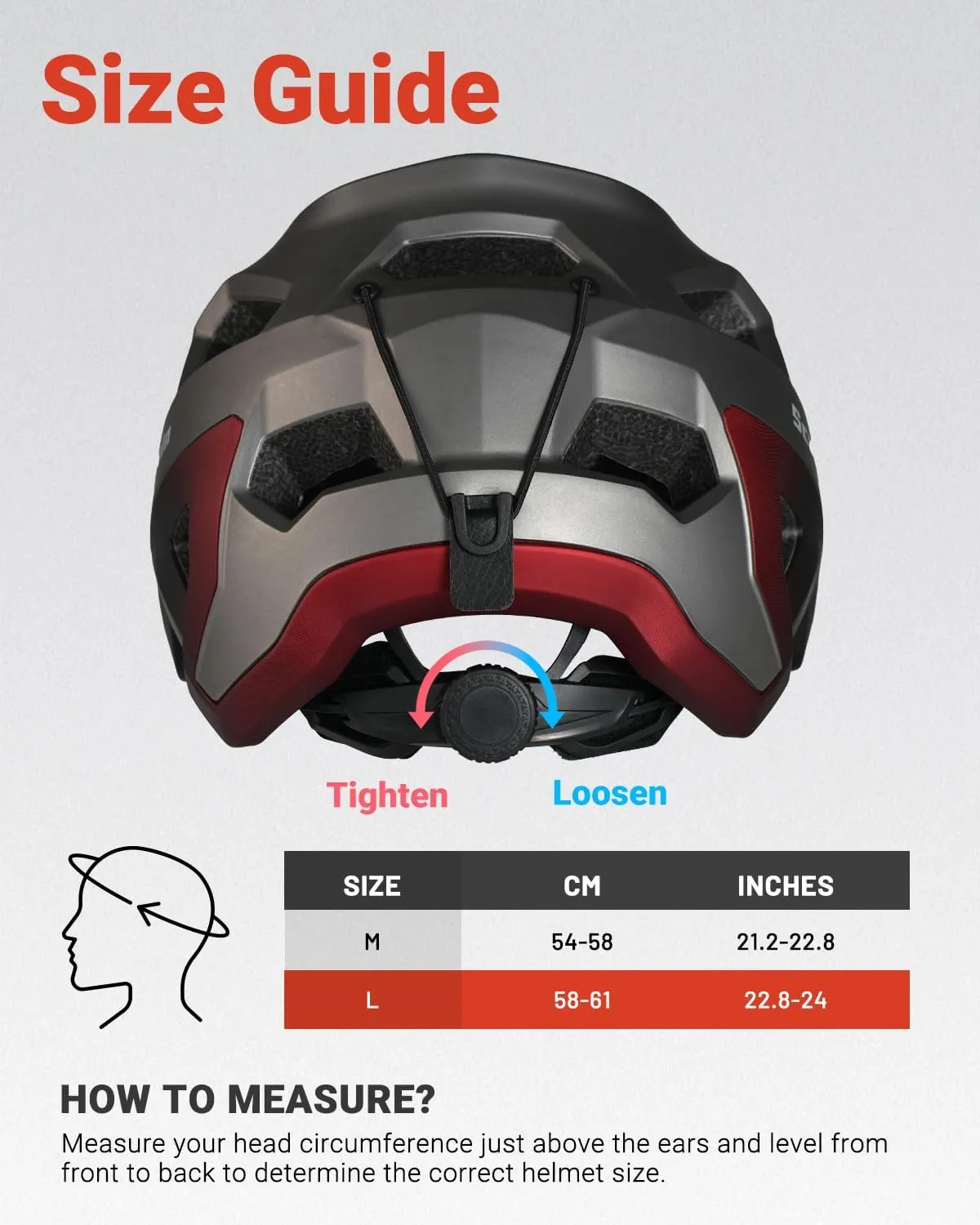 Bike Helmet for Adult, Moutain Road Bicyle Helmet Certified Adjustable MTB Cycling Helmet with Removable Visor and EPS Foam Interior