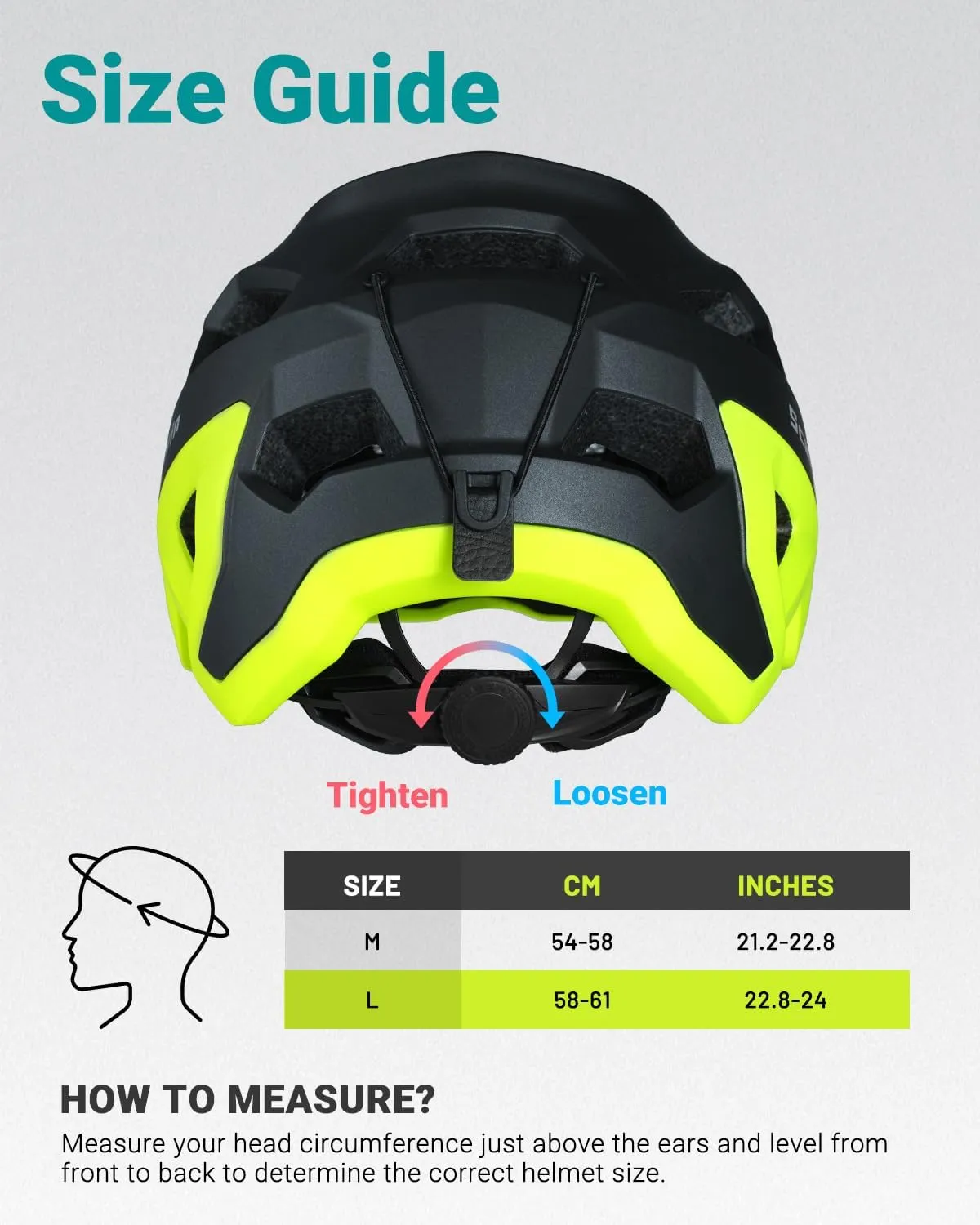 Bike Helmet for Adult, Moutain Road Bicyle Helmet Certified Adjustable MTB Cycling Helmet with Removable Visor and EPS Foam Interior