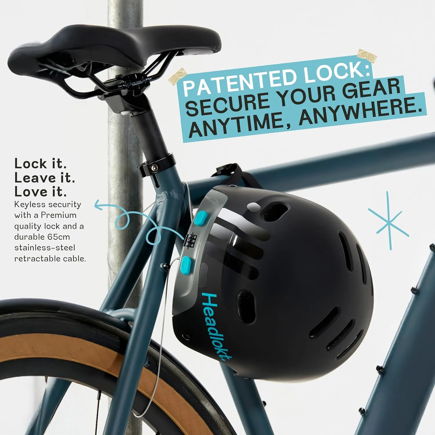 Bike Helmet for Adults: Award Winning, Patented Anti-Theft Lock System, US Certified Safe Bicycle Helmet for Men, Women, Teens | Superior Comfort for Ebike, Scooter, BMX, Skateboard Helmets