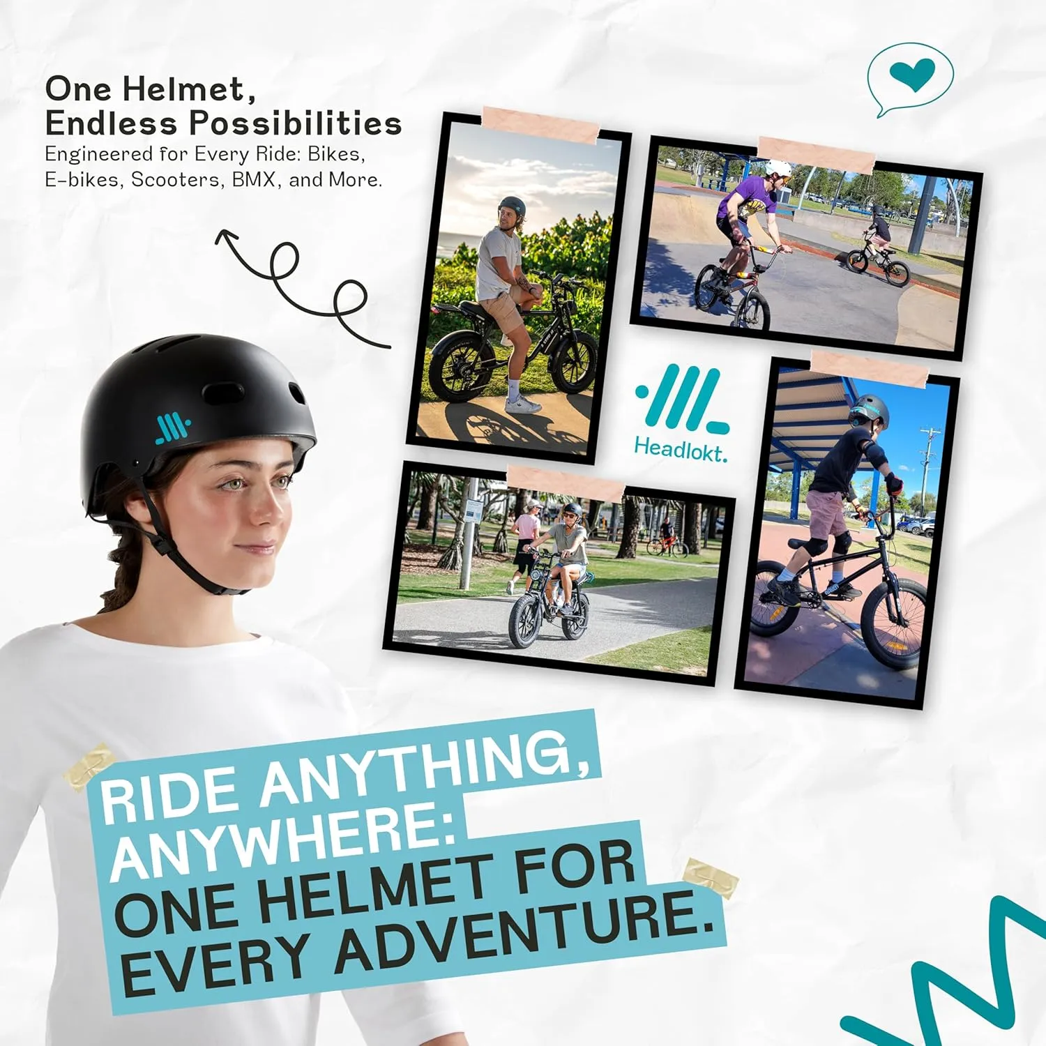 Bike Helmet for Adults: Award Winning, Patented Anti-Theft Lock System, US Certified Safe Bicycle Helmet for Men, Women, Teens | Superior Comfort for Ebike, Scooter, BMX, Skateboard Helmets