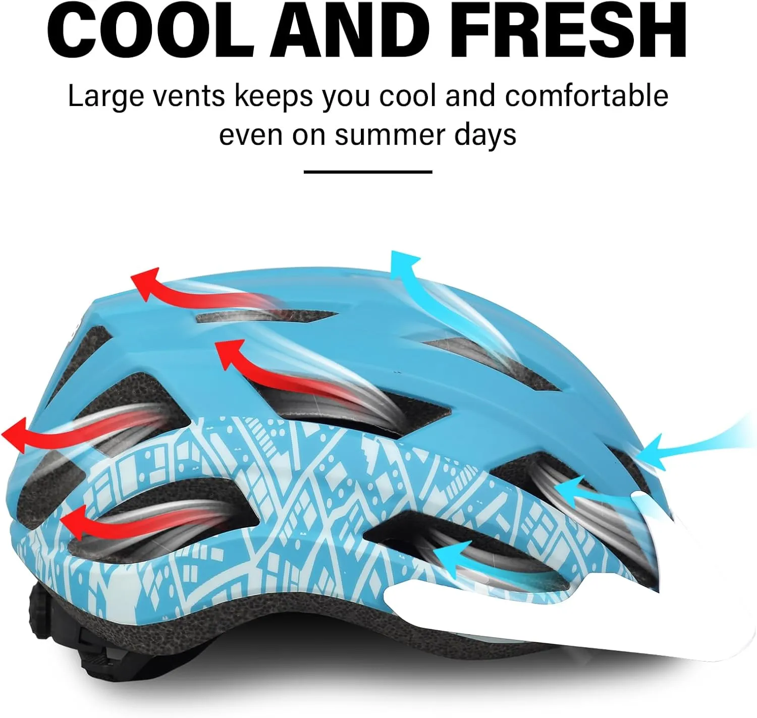 Bike Helmet for Adults Women Men Youth Kids, Lightweight Mountain Road Bicycle Cycling Helmets with Adjustable Dial, 2 Detachable Visor