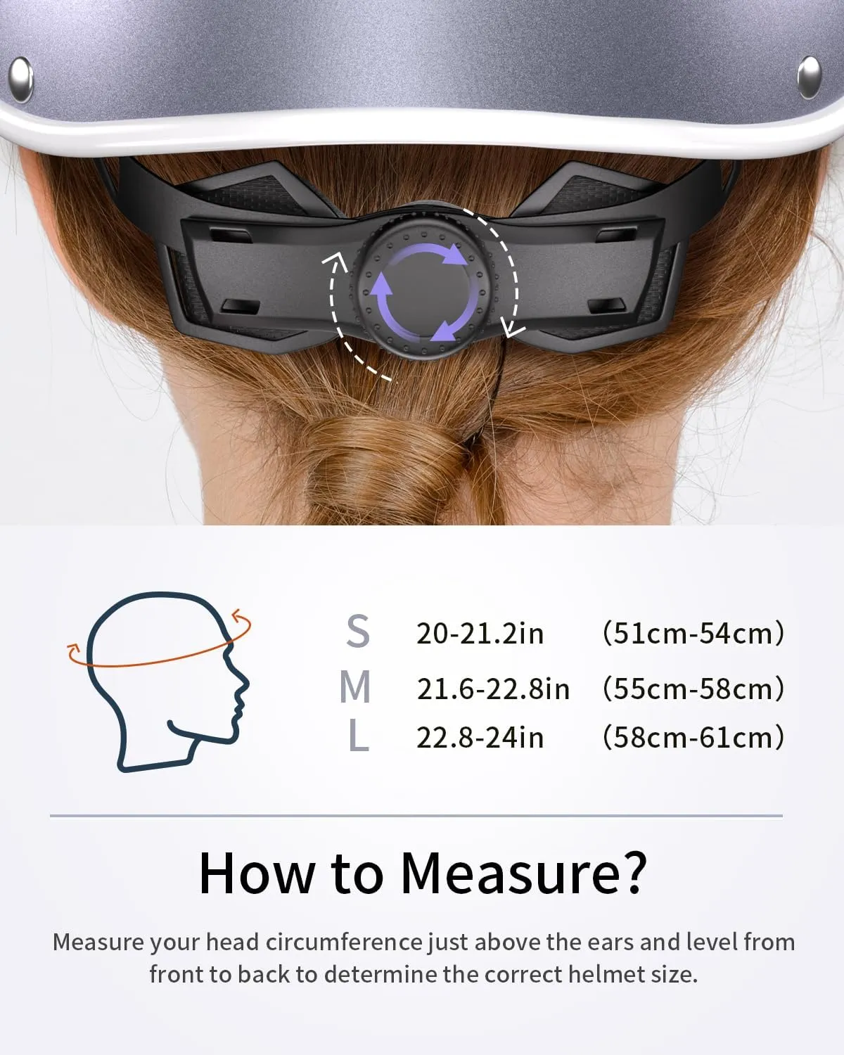 Bike Helmet for Kids Adult, Adjustable Bicycle Helmet for Men & Women, CPSC&ASTM Certified Cycling Helmet for Commuting, Skateboarding, Rollerblading, Road Biking, Skating, Ebike, Scooter