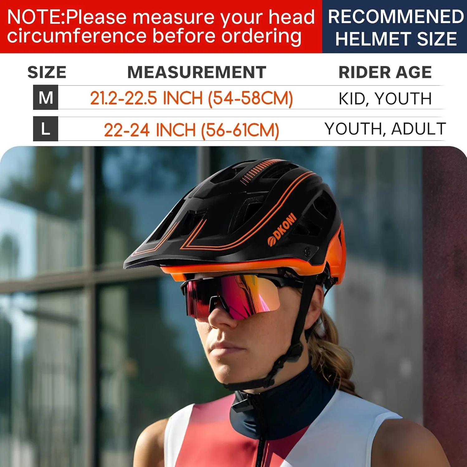 Bike Helmet Mountain Bike Helmets for Adults:Men Women Bicycle Helmet Certified MTB Cycling Helmet with Visor