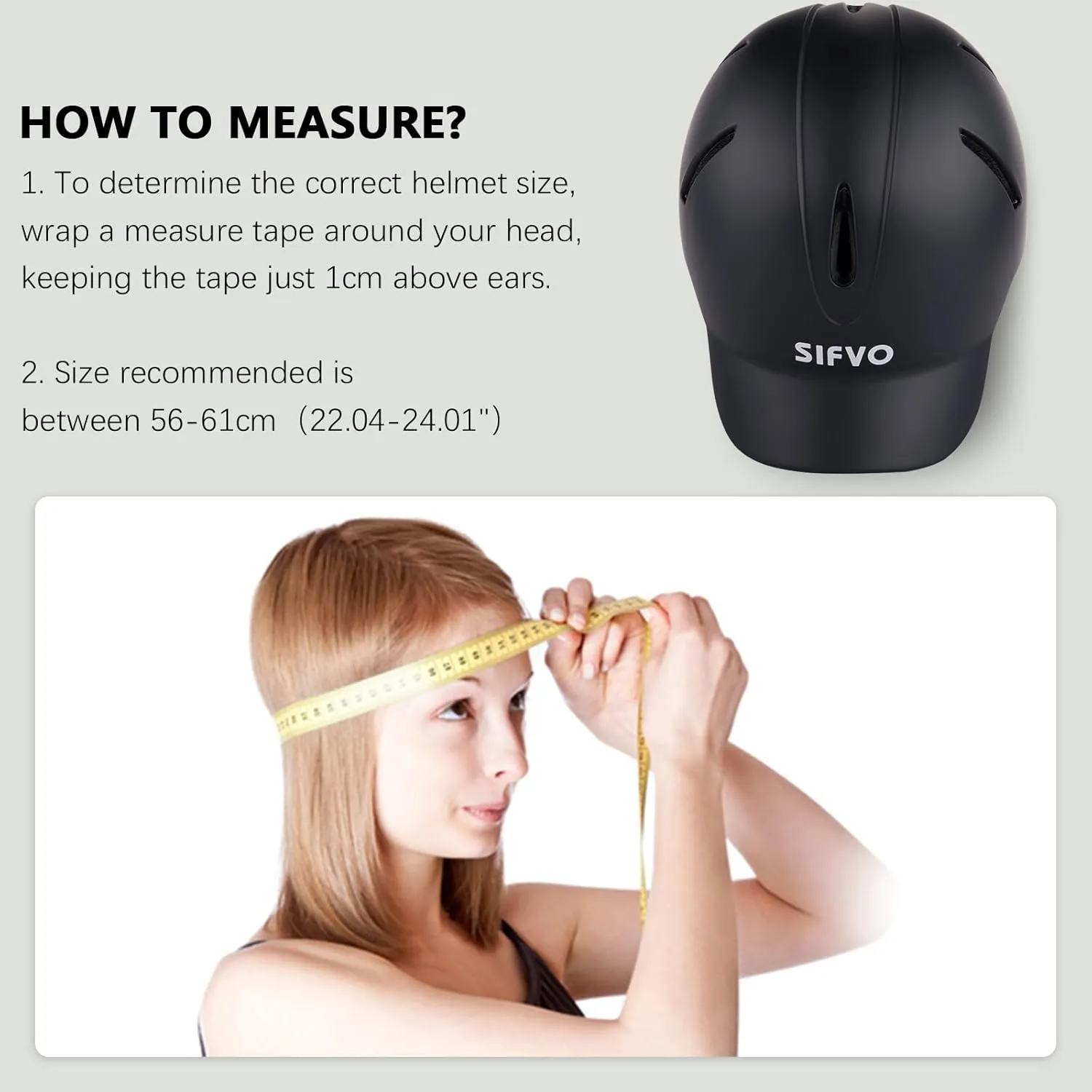Bike Helmet SIFVO Bike Helmets for Adults Extended Visor Road Bike Helmet Scooter Helmet Adjustable and Lightweight Bicycle Helmets for Men and Women 56-61