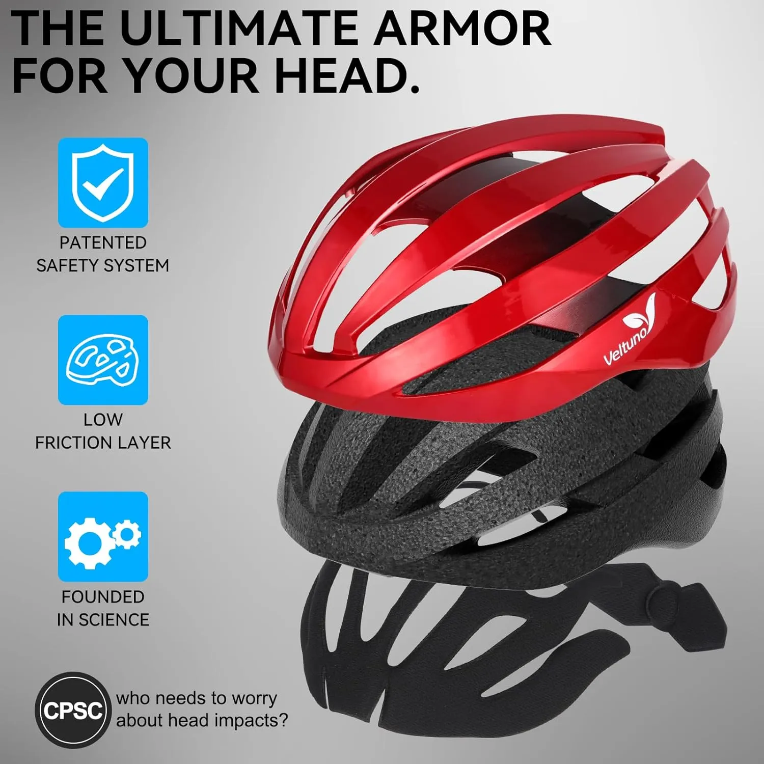 Bike Helmet with LED Light for Adults Lightweight Road Bike Helmet Mountain for Women, Bike Helmets with Rechargeable USB Light for Men Bicycle Helmet Recreational Cycling Helmet…