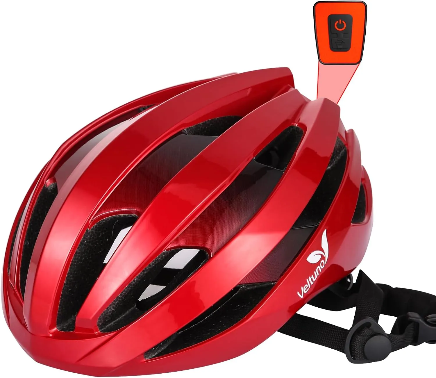 Bike Helmet with LED Light for Adults Lightweight Road Bike Helmet Mountain for Women, Bike Helmets with Rechargeable USB Light for Men Bicycle Helmet Recreational Cycling Helmet…