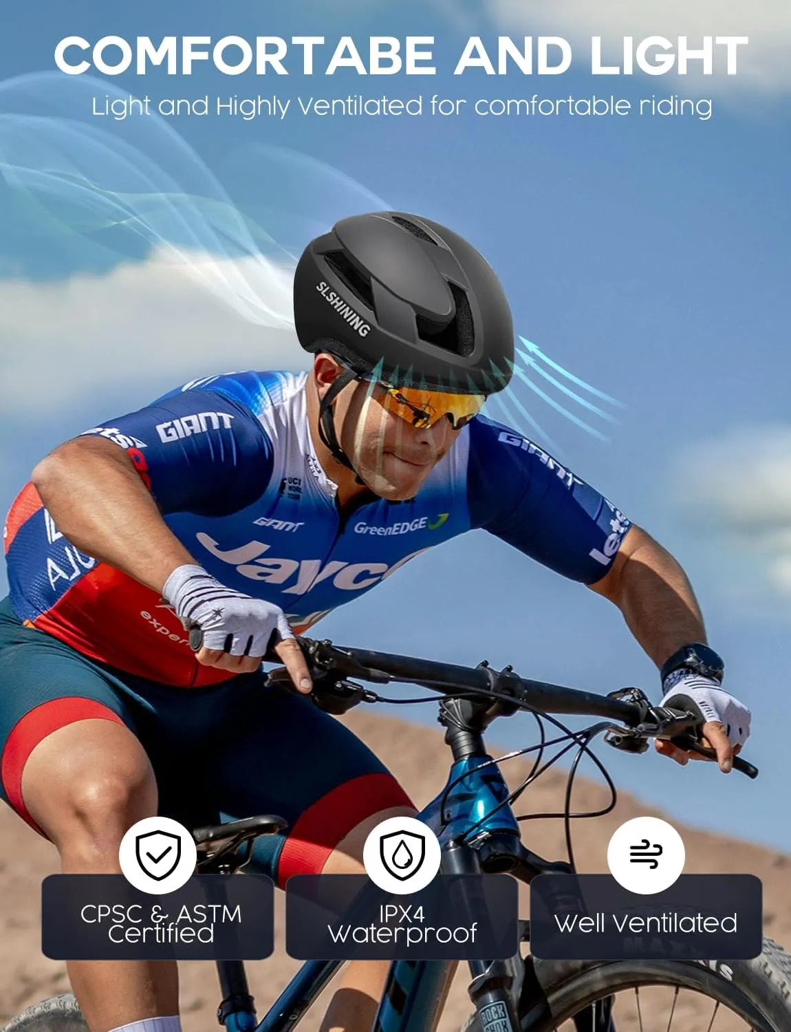 Bike Helmet with Light - Bike Helmet with DIY LED Screen for Scooter, Bicycle, Skateboard - LED Display Helmet with Customizable Patterns - Bicycle Helmet Light for Adult Men and Women