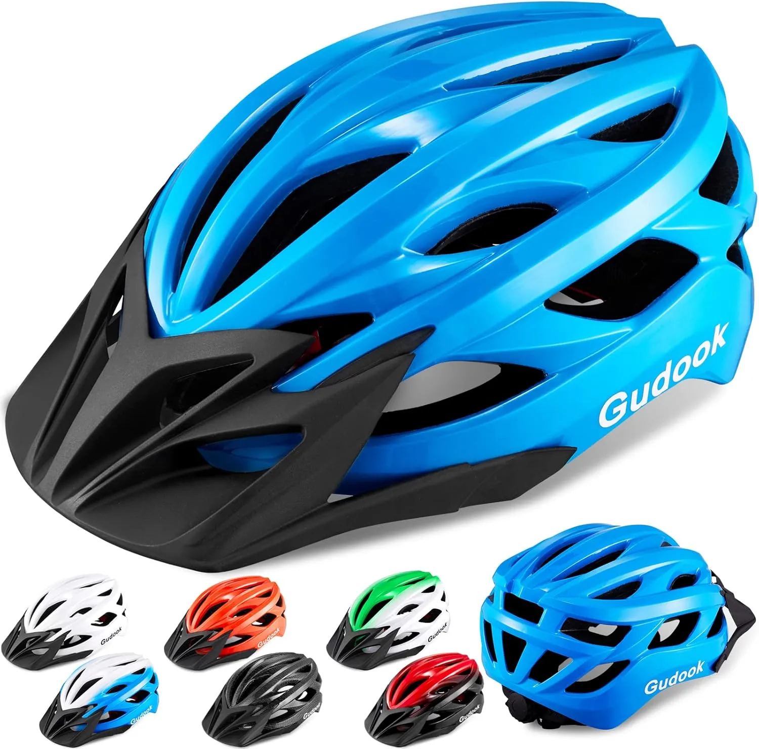 Bike Helmets for Men - Women Bicycle Helmet Adult - Certified Lightweight Comfort Adjustable Cycling Helmet with Detachable Visor for Mountain Road Biker