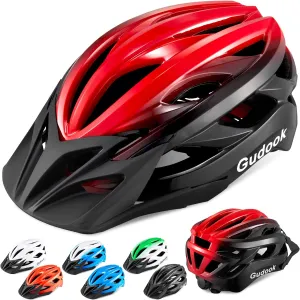 Bike Helmets for Men - Women Bicycle Helmet Adult - Certified Lightweight Comfort Adjustable Cycling Helmet with Detachable Visor for Mountain Road Biker