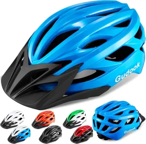 Bike Helmets for Men - Women Bicycle Helmet Adult - Certified Lightweight Comfort Adjustable Cycling Helmet with Detachable Visor for Mountain Road Biker