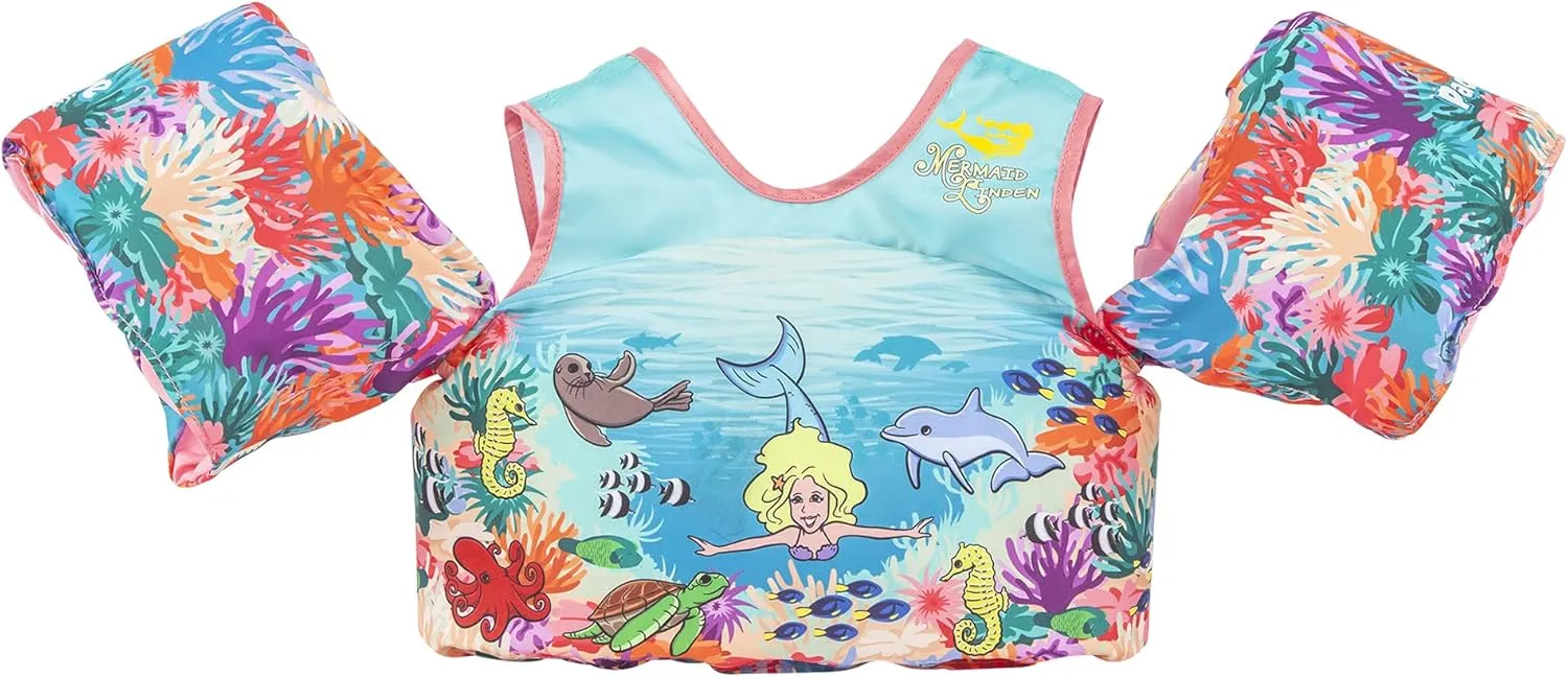 Body Glove Paddle Pals Learn to Swim Coast Guard Approved Kids Life Jacket PFD