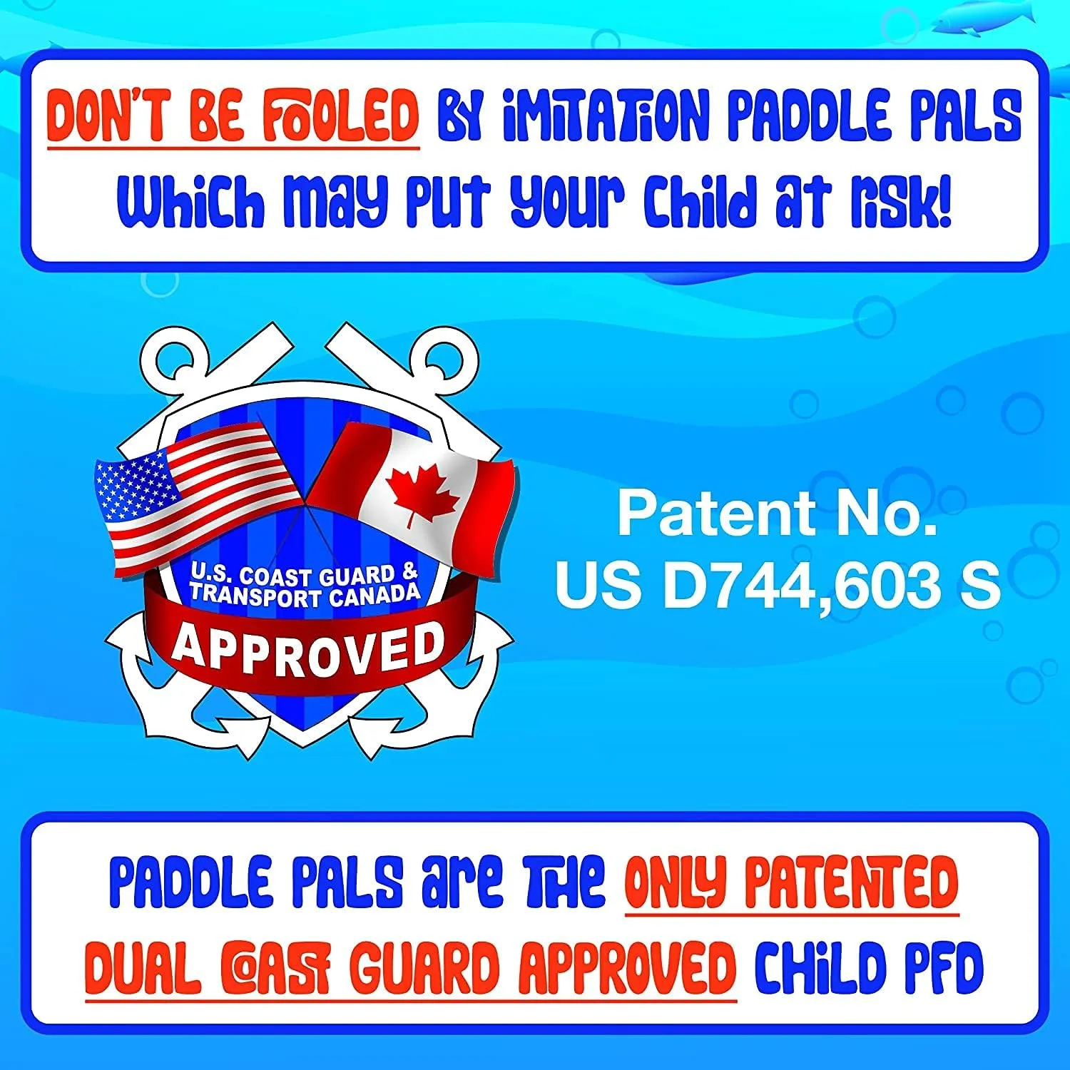 Body Glove Paddle Pals Learn to Swim Coast Guard Approved Kids Life Jacket PFD