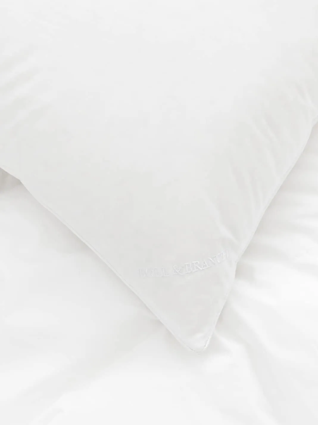 BOLL & BRANCH Down Alternative Pillow - Soft, King - Cooling Shell - Hypoallergenic Primaloft Luxury Down Alternative Fill - Superior Support