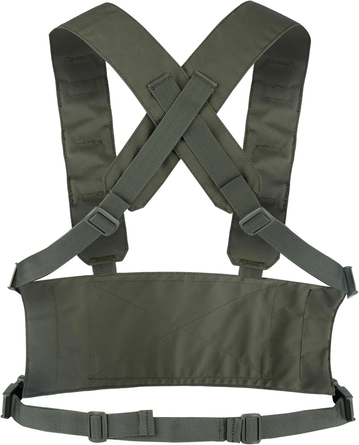 BOMTURN Tactical Chest Rig Harness Chest Panel,Molle Tactical Chest Rig Accessory,Adjustable Molle Modular Micro Chest Rigs