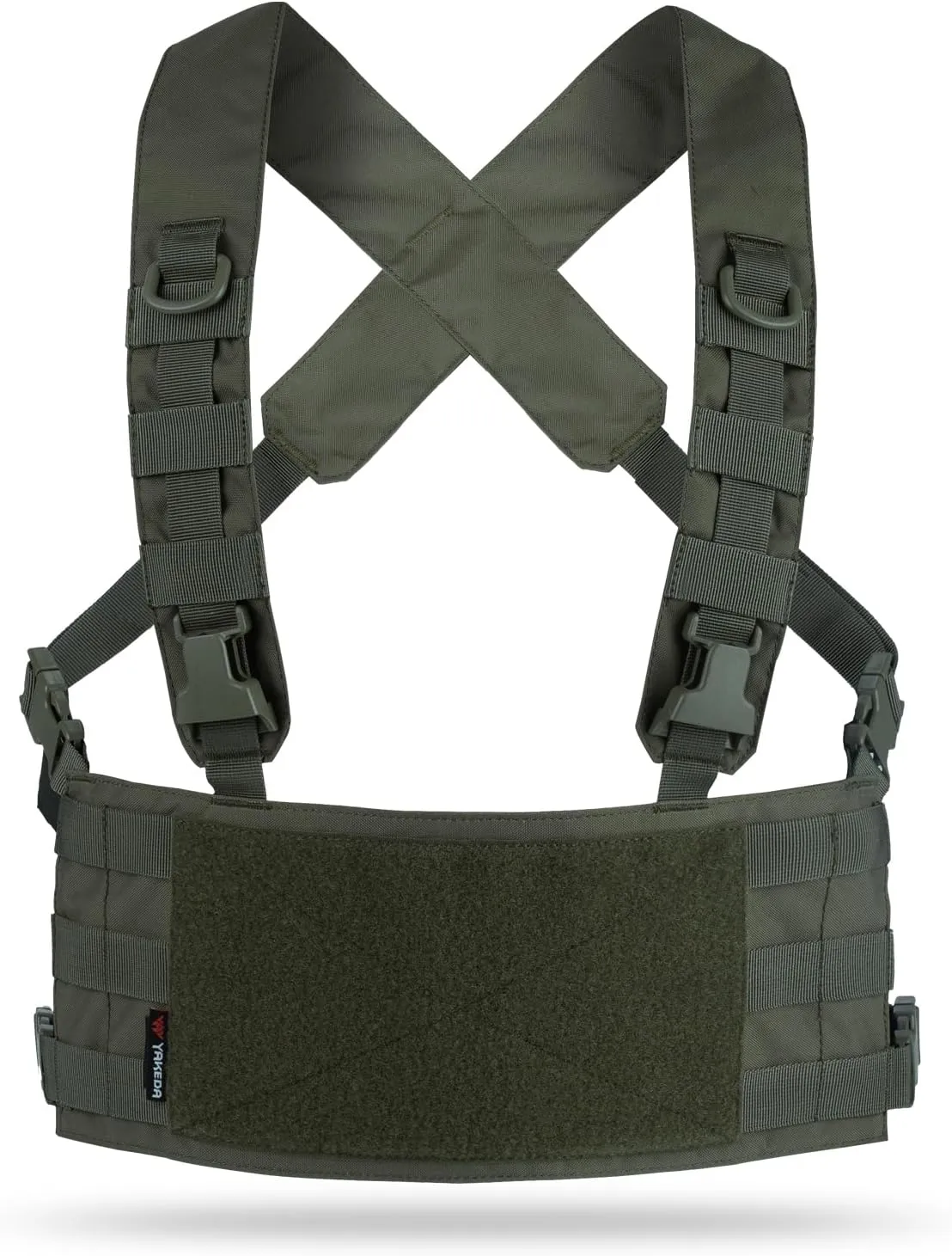 BOMTURN Tactical Chest Rig Harness Chest Panel,Molle Tactical Chest Rig Accessory,Adjustable Molle Modular Micro Chest Rigs