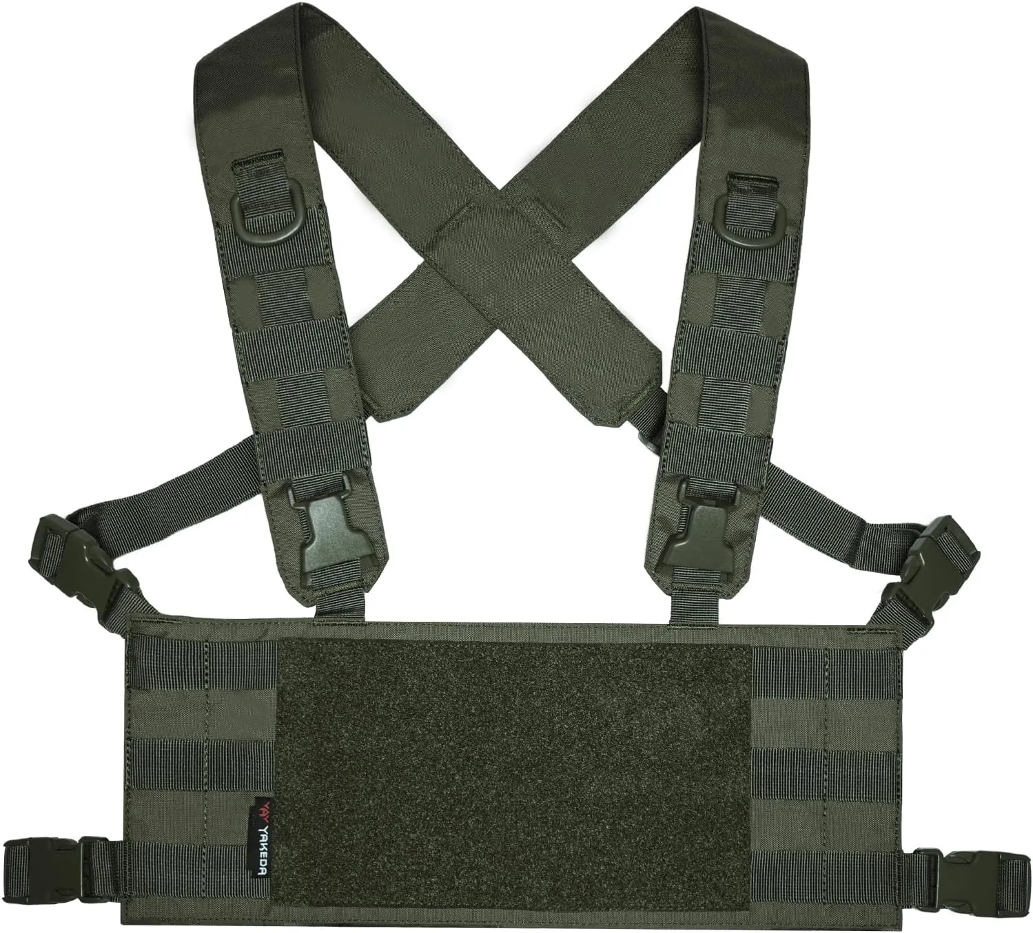BOMTURN Tactical Chest Rig Harness Chest Panel,Molle Tactical Chest Rig Accessory,Adjustable Molle Modular Micro Chest Rigs