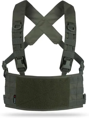 BOMTURN Tactical Chest Rig Harness Chest Panel,Molle Tactical Chest Rig Accessory,Adjustable Molle Modular Micro Chest Rigs
