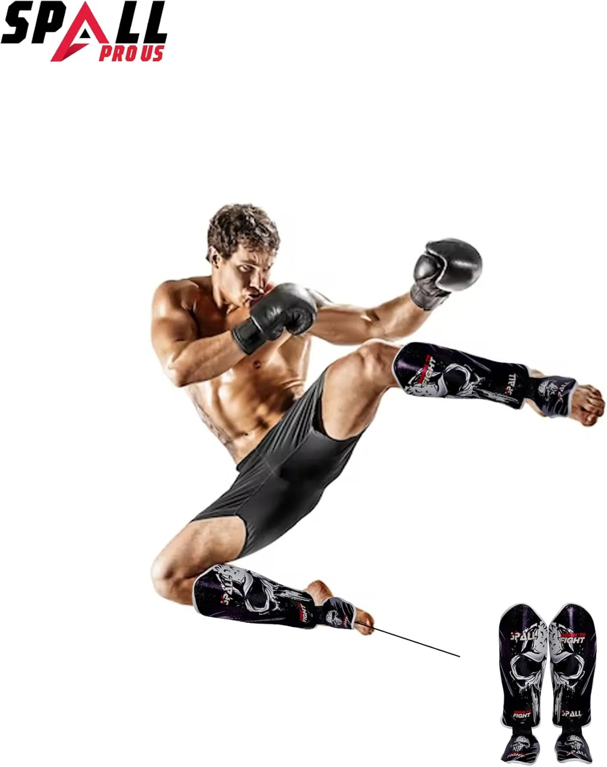 Boxing Training Set - Synthetic Leather Boxing Gloves with Focus Pad Boxing Mitts, MMA Training with Punch Gloves MMA Boxing Mitts for Kids Adults, Born to Fight
