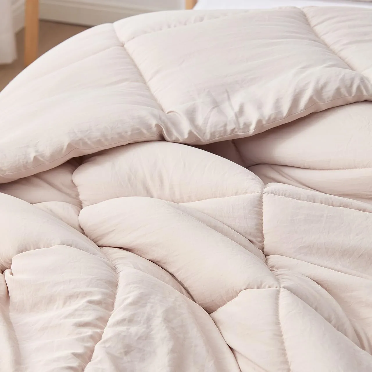 Byourbed Beachfront Avenue - Coma Inducer® Oversized King Cooling Comforter Set - Gray Taupe