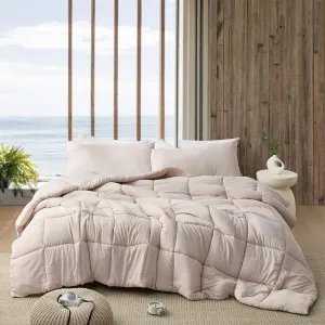 Byourbed Beachfront Avenue - Coma Inducer® Oversized King Cooling Comforter Set - Gray Taupe