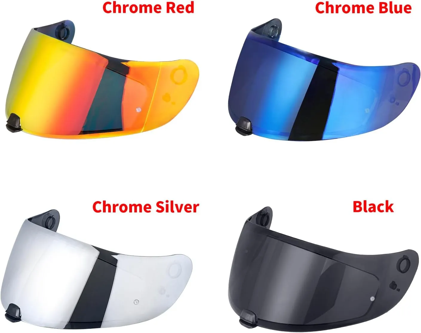 C70 Helmet Shield Replacement, C70 Visor Shield Compatible with C70/ HJ20M/ FG-17/ FG-ST/IS-17 Visor Accessories (Black)