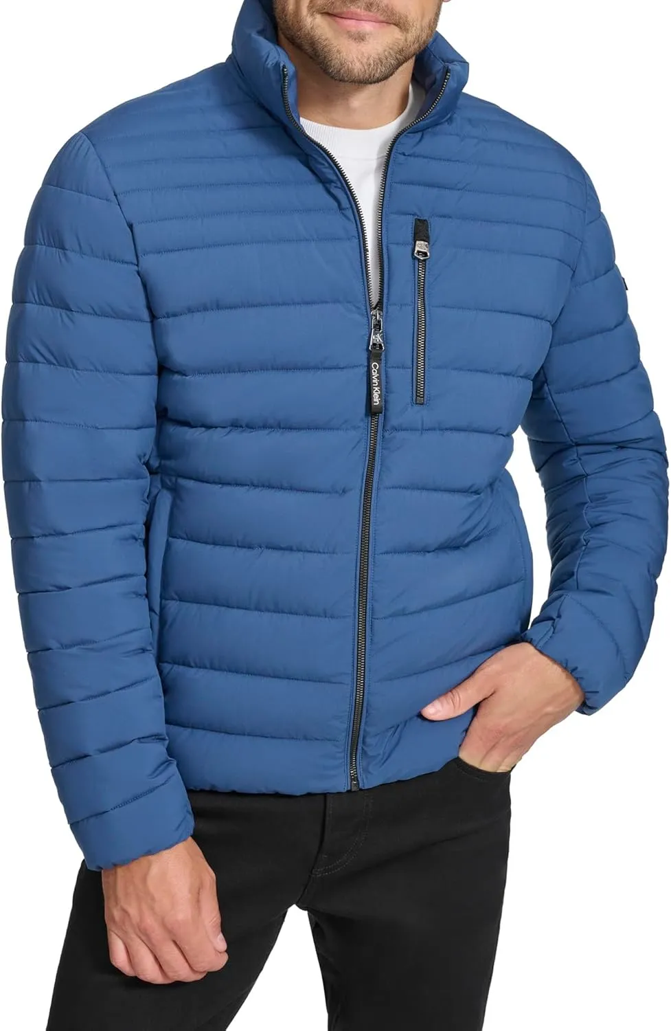 Calvin Klein Men's Full Zip Down Puffer Coat