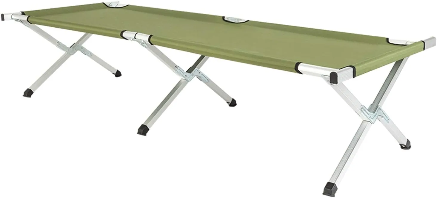Camping Cot with Carrying Bag, Cots for Sleeping Camping Bed Folding Cot Heavy Duty for Home Outdoor Travel,Portable Folding Camping Cot 189 x 64 x 42CM