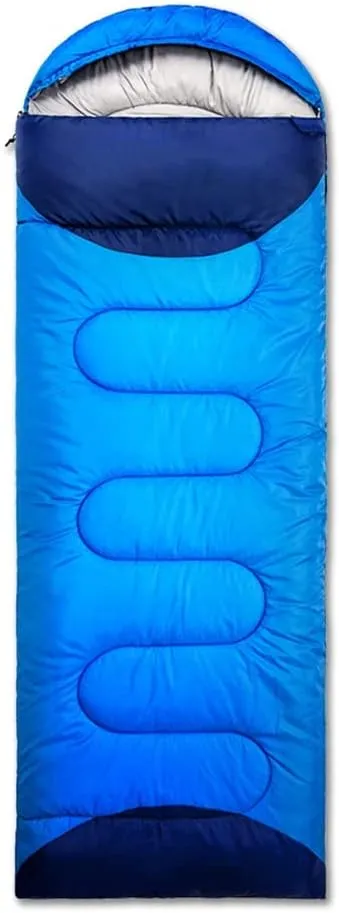Camping Sleeping Bag Ultra Light 4 Season Warm Envelope Backpack Outdoor Travel Hiking Sleeping Bag (Color : A, Size : L1.35kg)