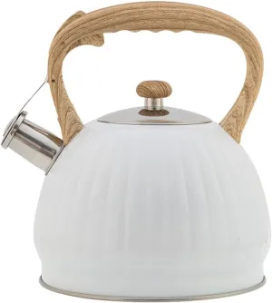 Camping Whistle Kettle – Large Capacity Stainless Steel Teapot for All Stoves, Quick Boil for Tea & Coffee