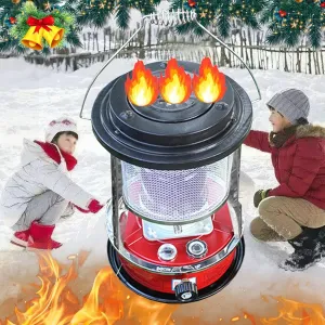 Camping Wood Stove, Wood Burning Stove, Thickened Steel Plate,Full Combustion,Winter Heating/Camping/Outdoor Cooking/Ice-Fishing