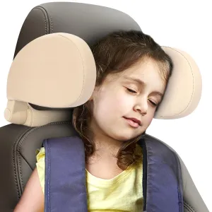 Car Headrest Pillow, Car Neck Pillow Head Pillow, Car Sleeping Travel Pillow, Car Neck Head Shoulder Sleep Cushion Car Side Pillow for Kids Adults Elders