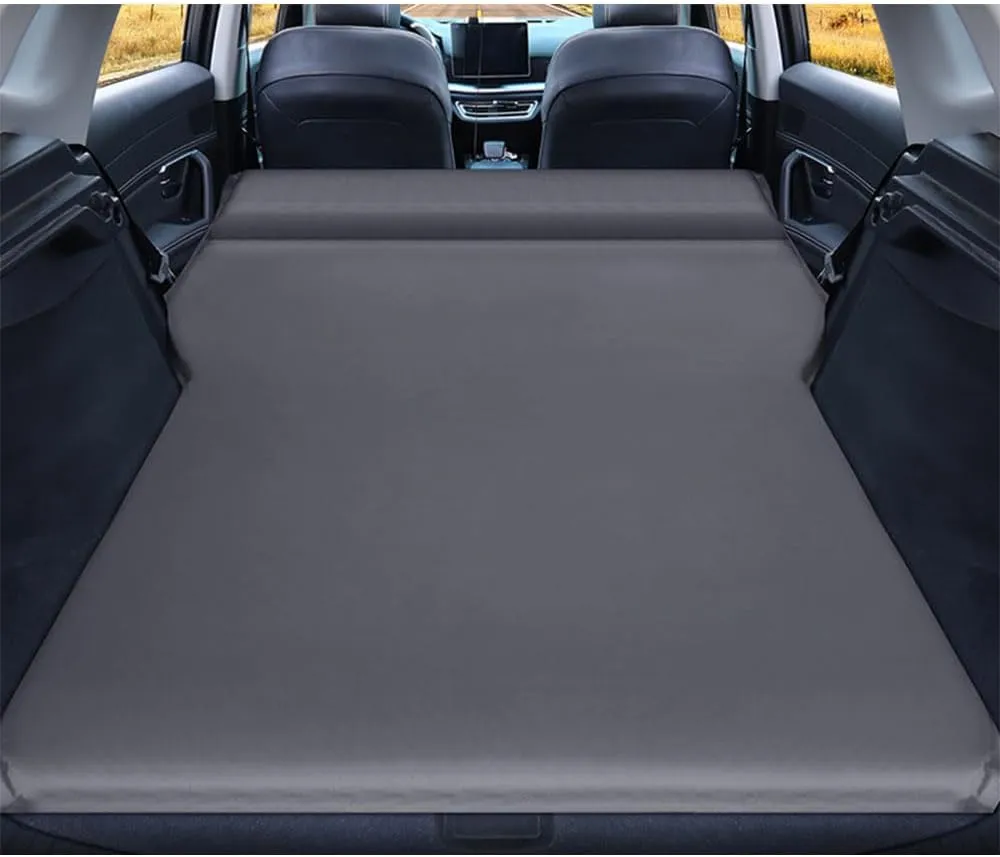 Car Inflatable Mattress for Cadillac SRX(5seats) 2. Generation 2010-2016 Co-Pilot/no/air-Outlet Sleeping Movable Back Seat Bed Portable Soft Mattress Sleeping Bed,Grey