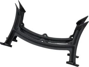Cast Aluminum Legs for Barrel Wood Stove, 10 inch Tall, Replacement Curved Legs for Metal Barrel, Fits Curve of 55 Gallon Barrel, Much Taller for Your Needs