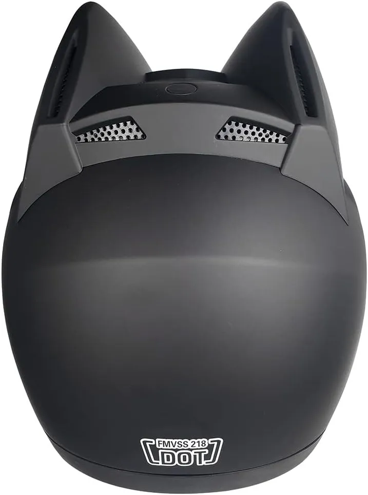 Cat Ear Motorcycle Helmet Full Helmet Youth Men and Women Racing Motocross Casco