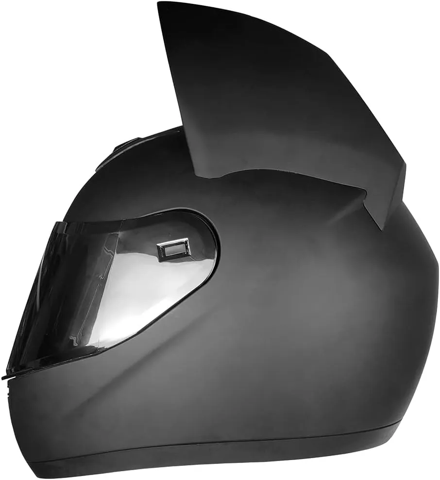 Cat Ear Motorcycle Helmet Full Helmet Youth Men and Women Racing Motocross Casco