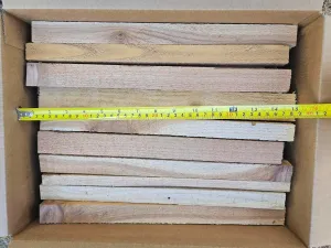 Cedar Kindling Fire Starter Sticks, 1 cu. ft. Box | All-Natural, Dry, Aromatic Cedar Kindling Sticks Easily Start Your Camp Fire, Fire Pit, Wood Stove, Chimea, Pizza Oven | Whitehorse Acres Firewood