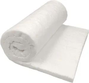 Ceramic Fiber Insulation, 1" Thick x 16" x 48", 2400F Fireproof Insulation Blanket, 3026E