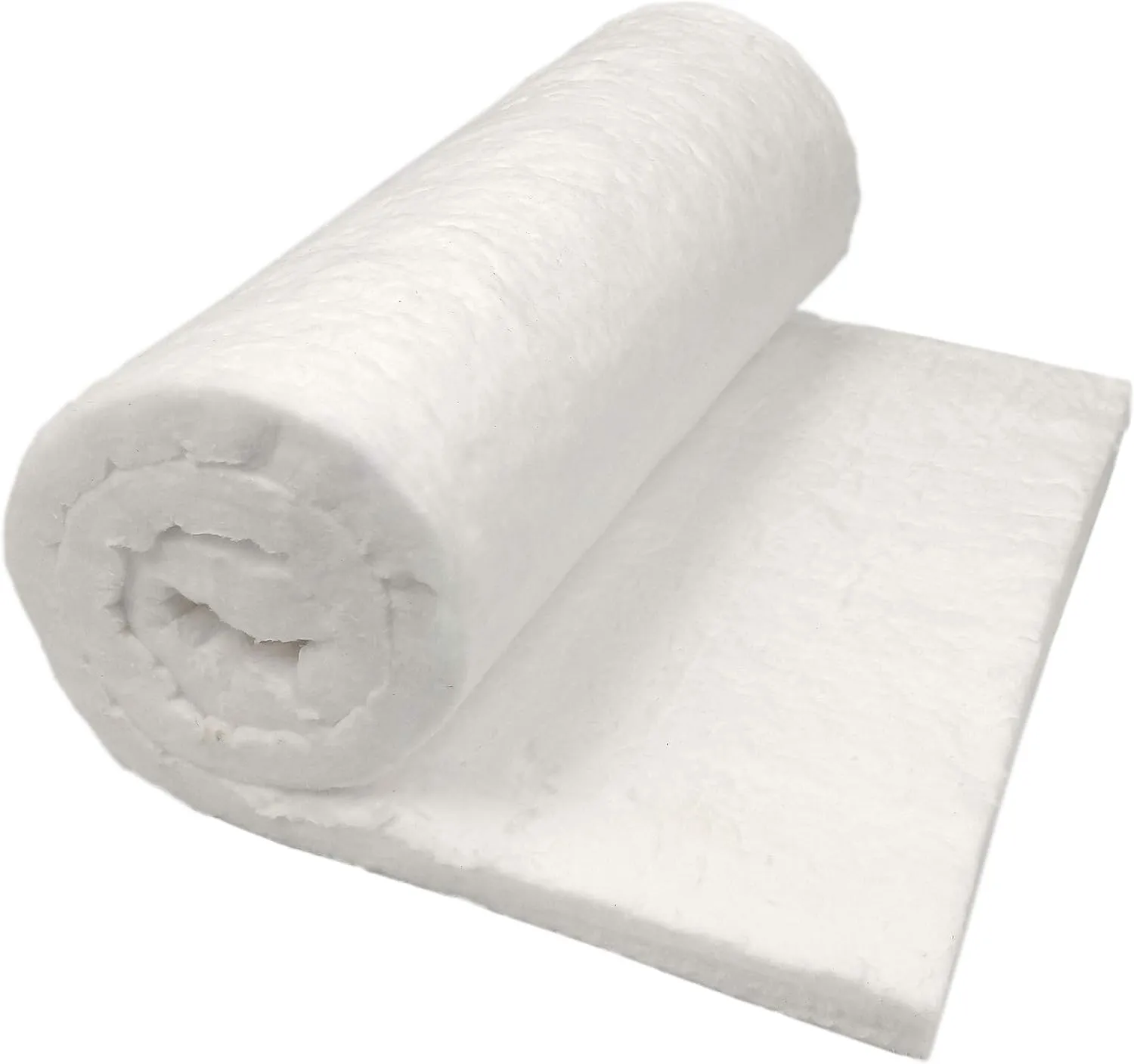 Ceramic Fiber Insulation, 1" Thick x 16" x 48", 2400F Fireproof Insulation Blanket, 3026E