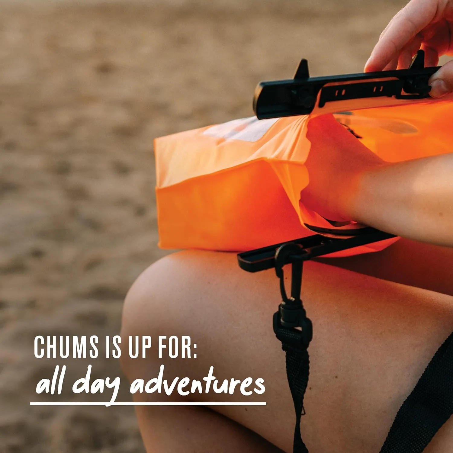Chums Shuttle Splash Sack - Packable & Portable Waterproof Dry Bag for the Outdoors & On the Water - Pink