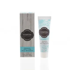 Coastal Salt & Soul, Heavenly Hand Cream, For Cracked and Dry Hands, with Avocado and Jojoba Oils & Pure Shea Butter, 1.0 oz., Blue Water Mint.