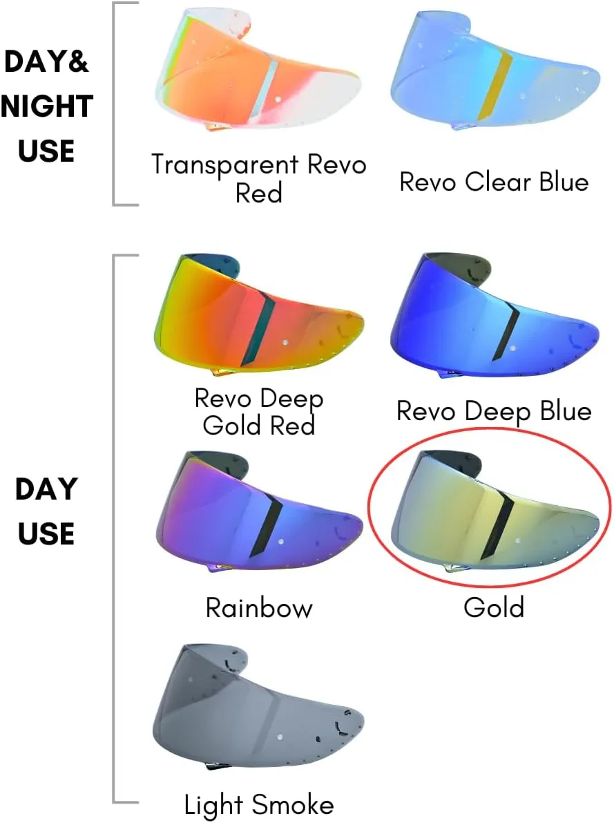 Compatible with CWR-1 Z7 RF-1200 NXR X14 RF-SR Motorcycle Helmet Visor Shield Replacement Helmet Accessories